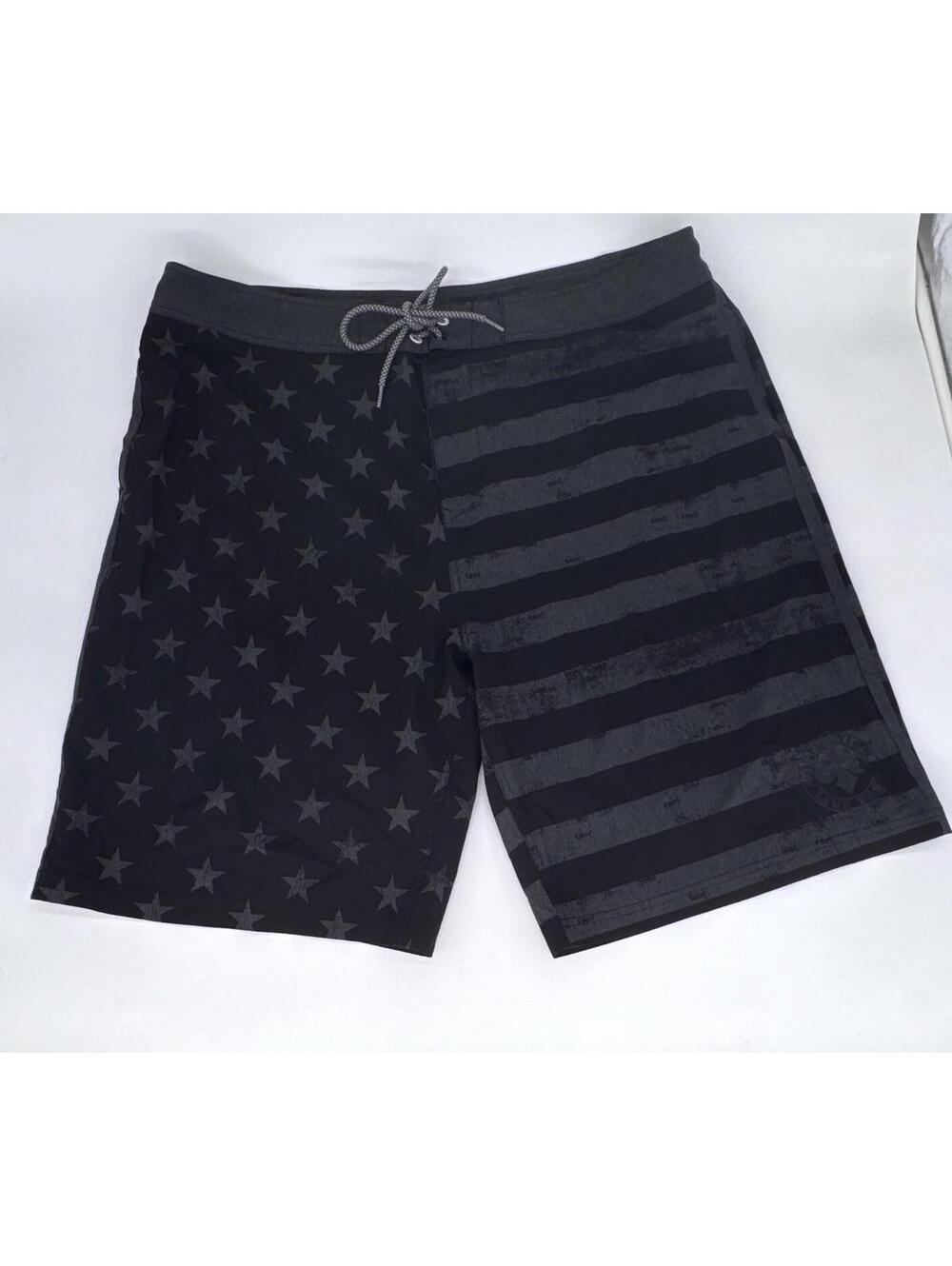Men’s Affliction American Freedom Swim Shorts Size 40